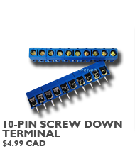 10-Pin Screw Down Terminal Cthulhu