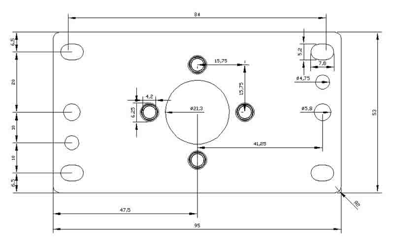 Sanwa Joystick Layout
