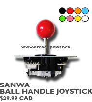 Sanwa LF-TP-8YT Ball Handle Joystick